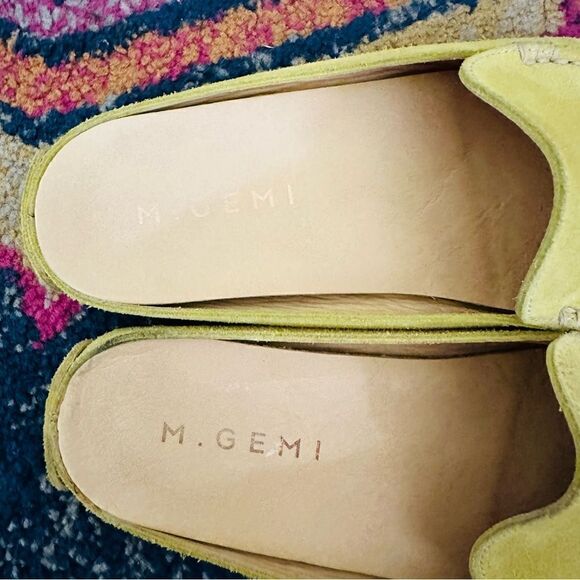 EUC M. Gemi Italian Yellow Leather Mules 35 IT/5 - Picture 6 of 8